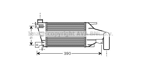 AVA QUALITY COOLING Интеркулер OL4417